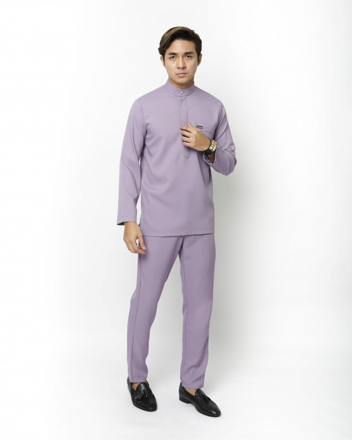 HERMOS BAJU MELAYU - LAVENDER PURPLE