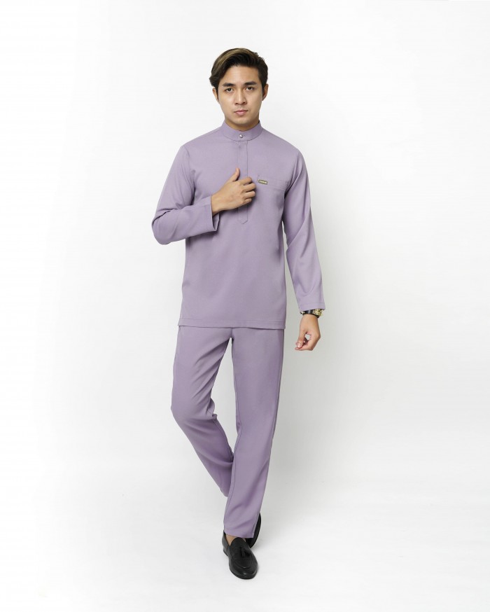 HERMOS BAJU MELAYU - LAVENDER PURPLE