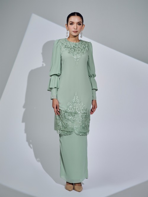 JOVANI KURUNG - SAGE GREEN