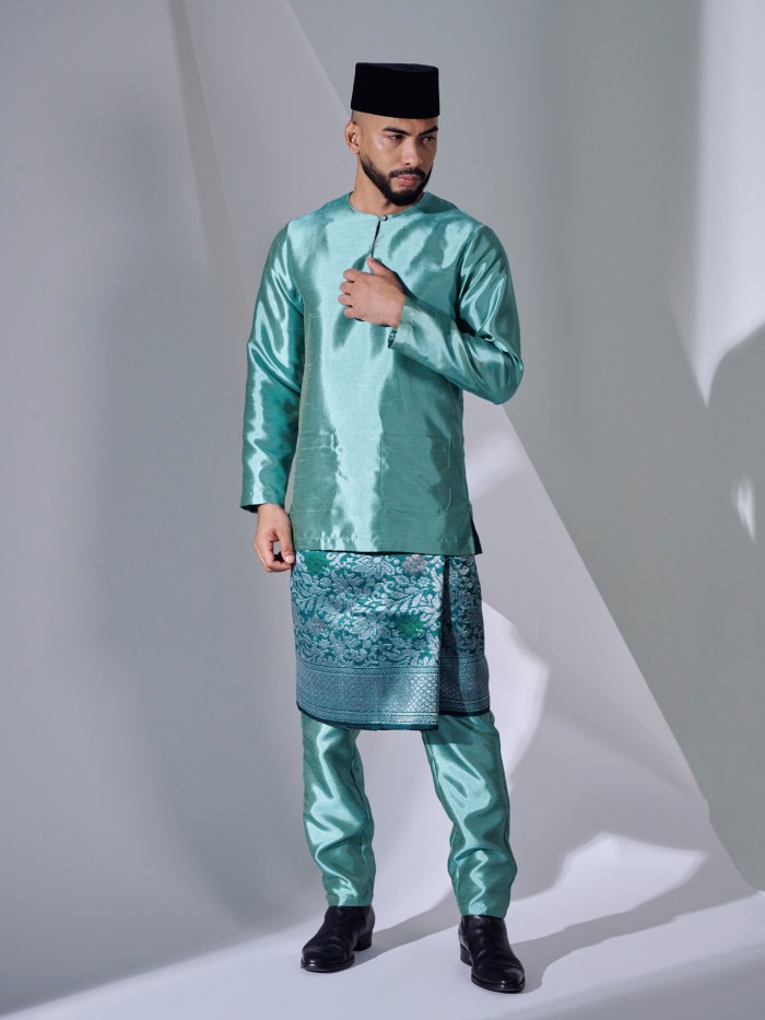 KAUFMAN BAJU MELAYU - AQUAMARINE