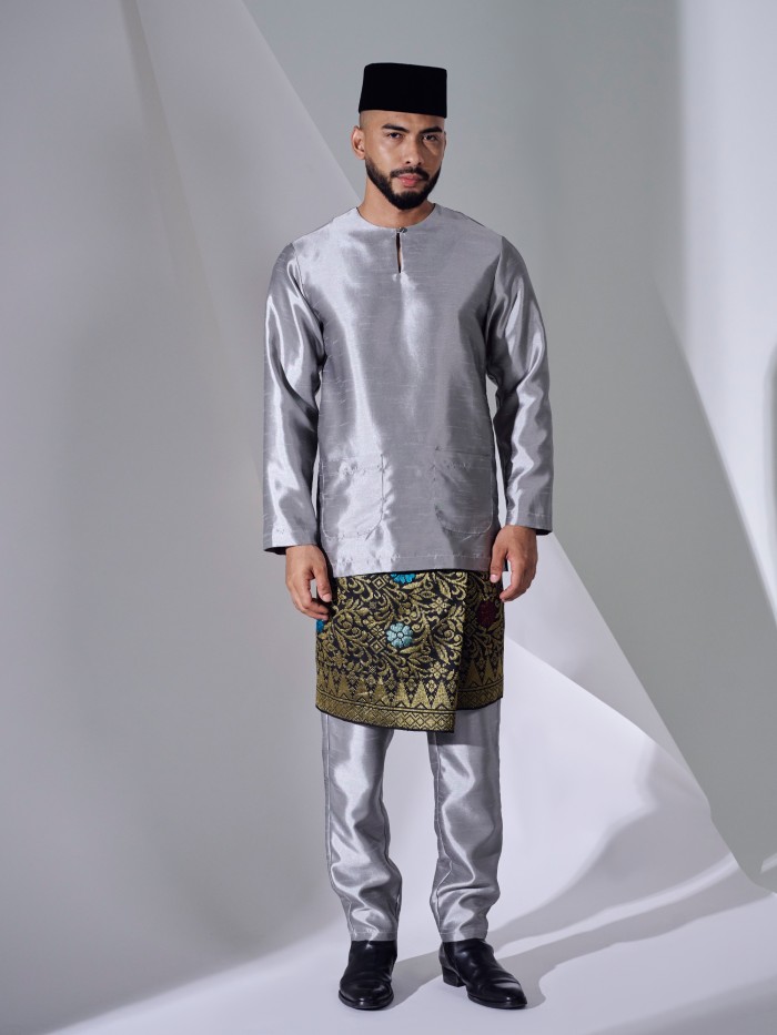 KAUFMAN BAJU MELAYU - DARK GRAY