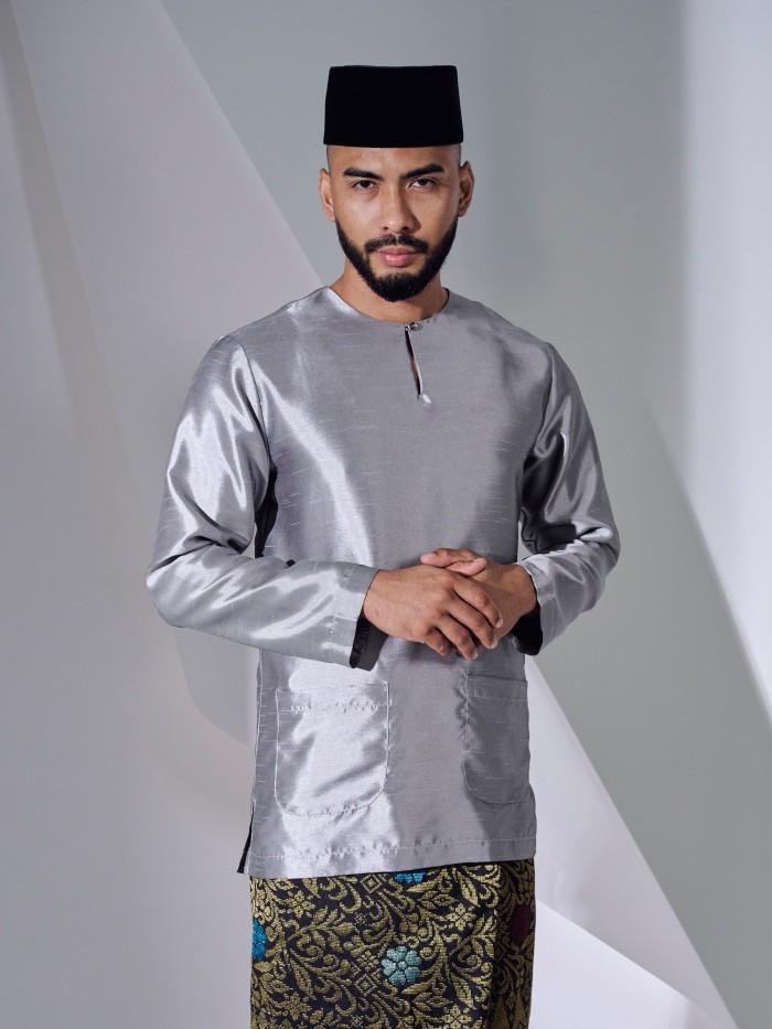 KAUFMAN BAJU MELAYU - DARK GRAY