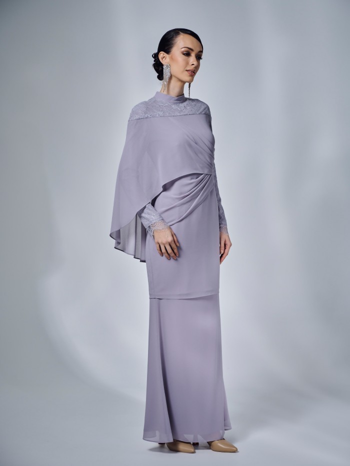 ARABELLE KURUNG - SILVER GRAY