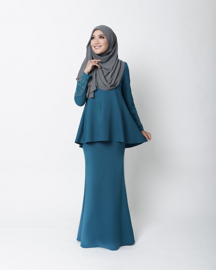 RIKELLE KURUNG - DARK TURQUOISE