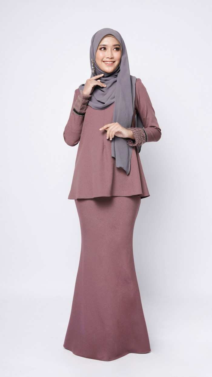 ALBINNA KURUNG -DARK MAUVE