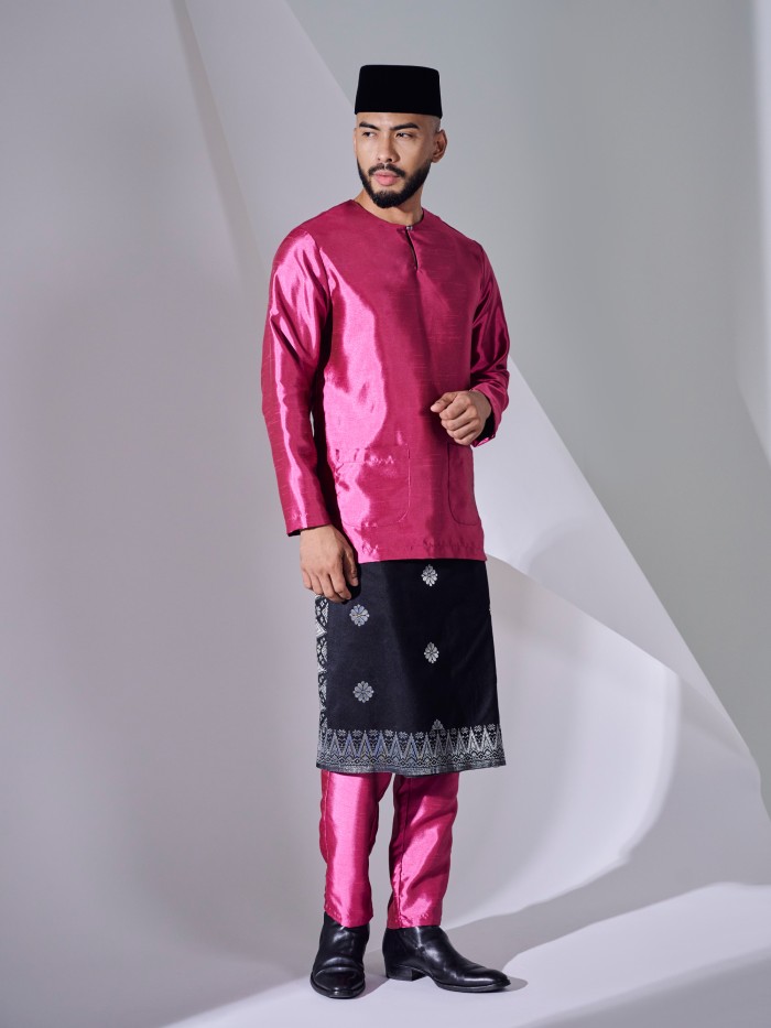 KAUFMAN BAJU MELAYU - FUCHSIA