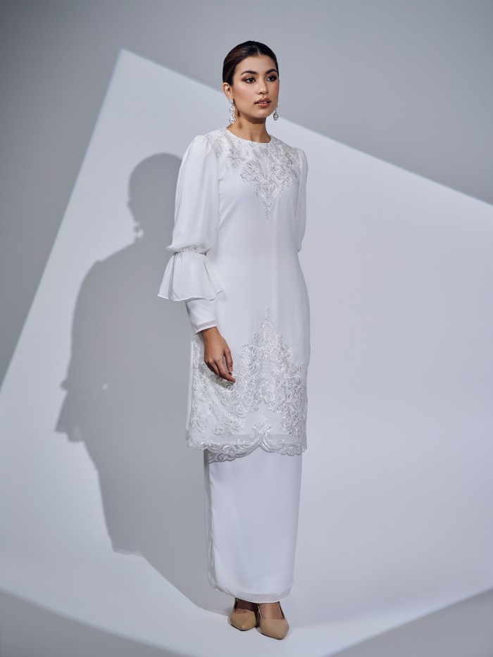 JOVANI KURUNG - OFF WHITE