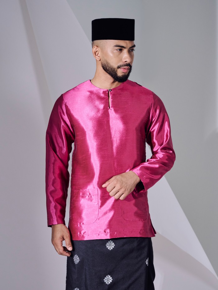 KAUFMAN BAJU MELAYU - FUCHSIA