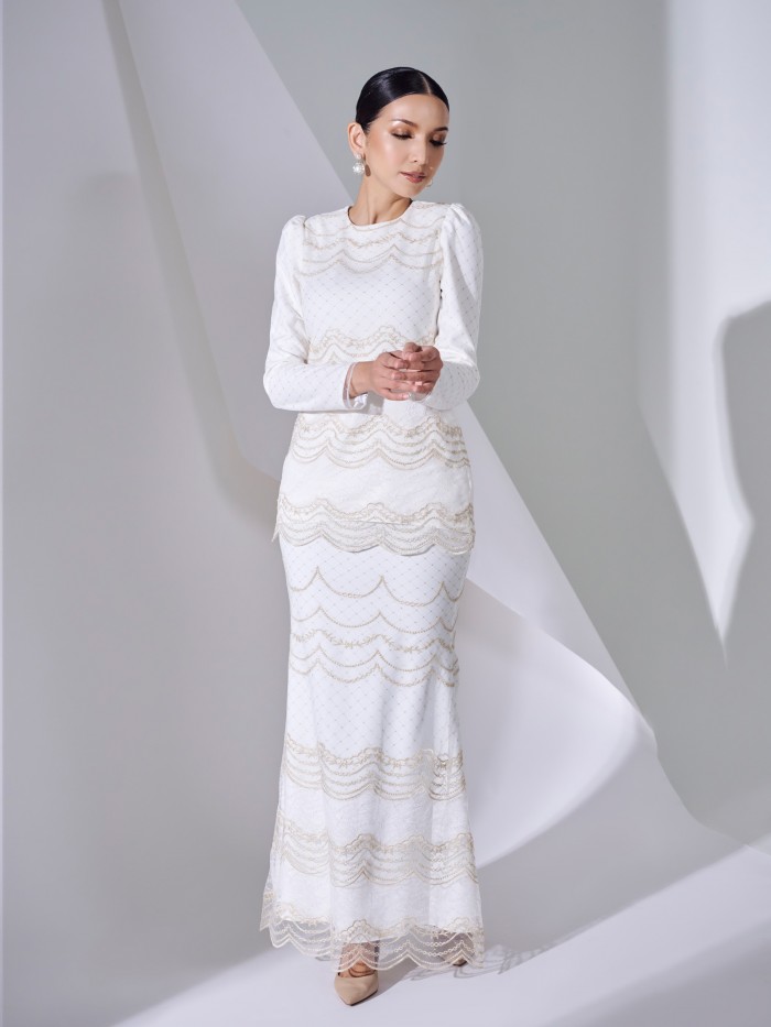 MAHARANEE KURUNG - OFF WHITE