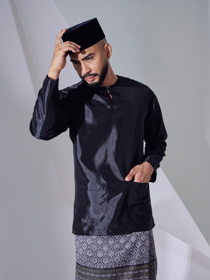 KAUFMAN BAJU MELAYU - BLACK