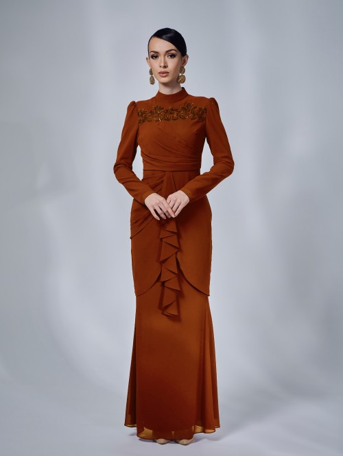 CALISTA KURUNG - BURNT ORANGE