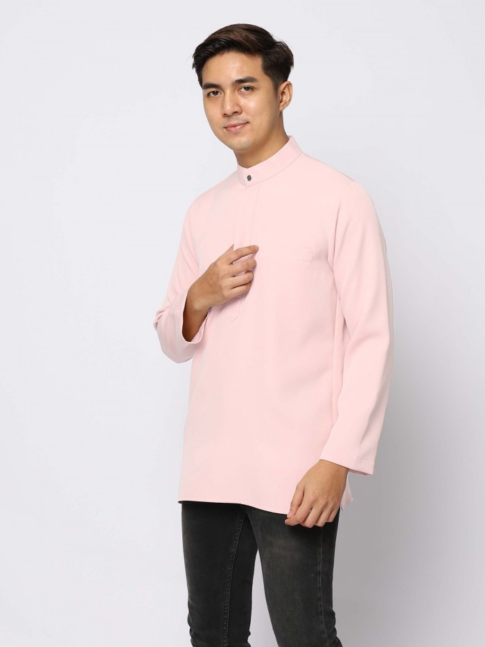 AUFMAN KURTA ZIP - SOFT PEACH