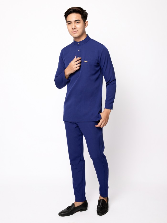 J.ARMANI BAJU MELAYU 1.0 - INDIGO BLUE