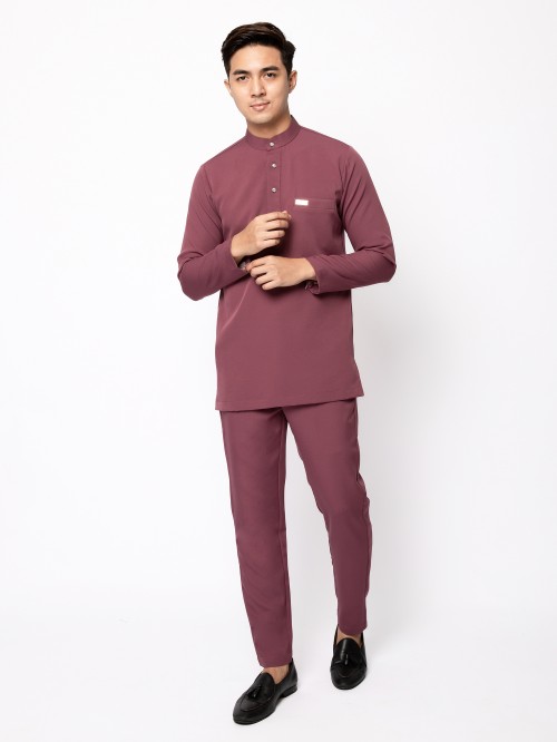 J.ARMANI BAJU MELAYU 1.0 - DUSKY MAUVE