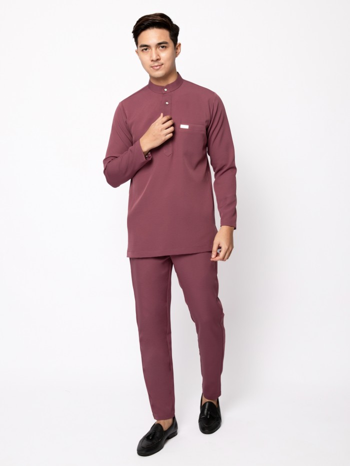 J.ARMANI BAJU MELAYU 1.0 - DUSKY MAUVE