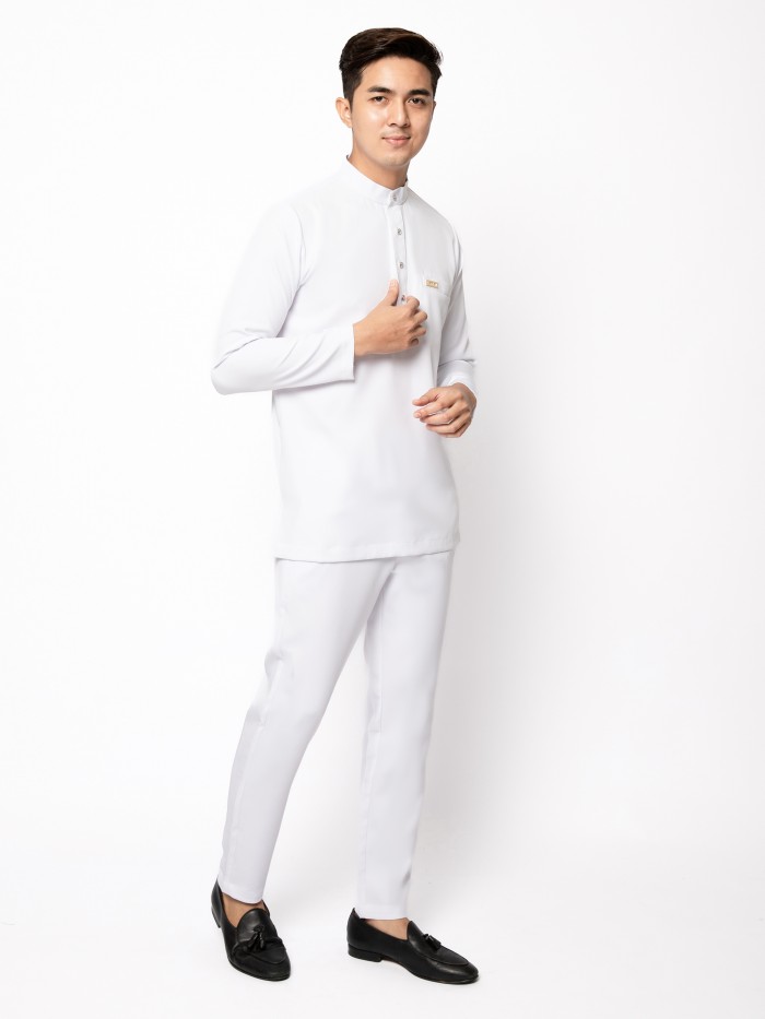 J.ARMANI BAJU MELAYU 1.0 - WHITE