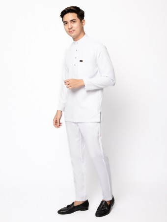 J.ARMANI BAJU MELAYU 1.0 - WHITE