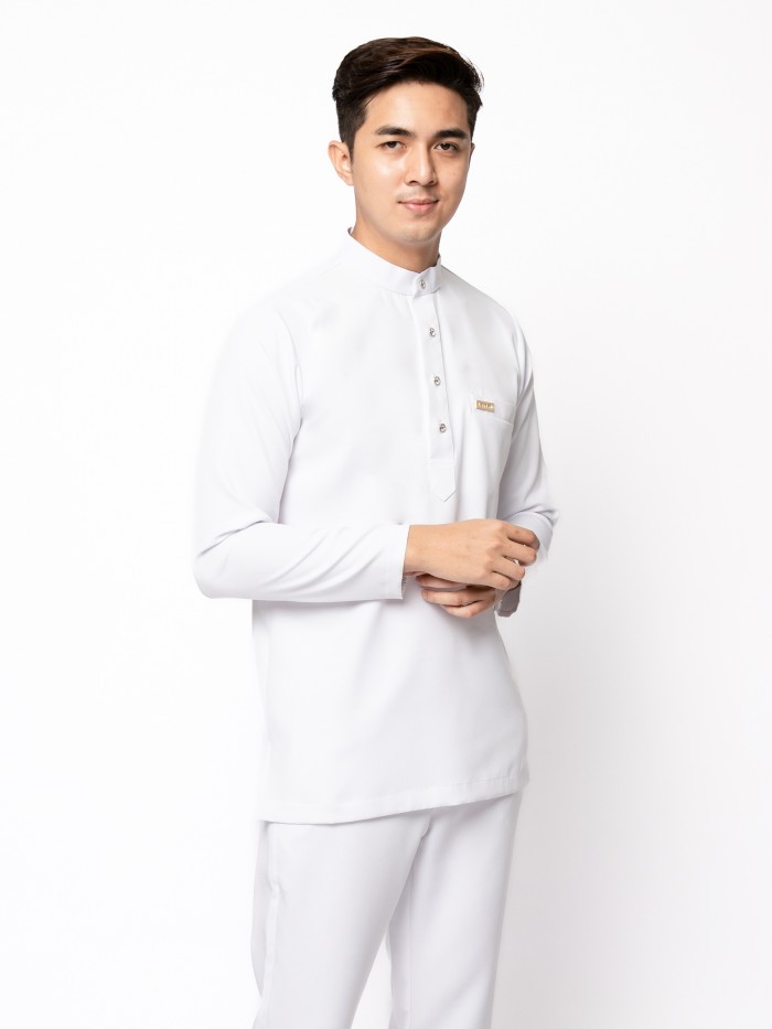 J.ARMANI BAJU MELAYU 1.0 - WHITE