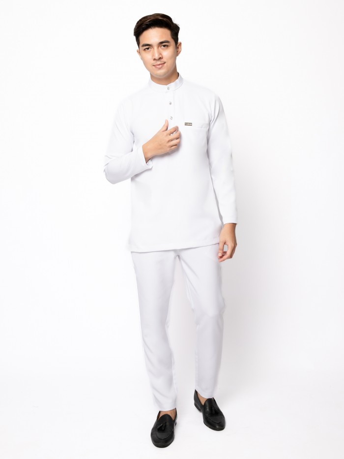 J.ARMANI BAJU MELAYU 1.0 - WHITE