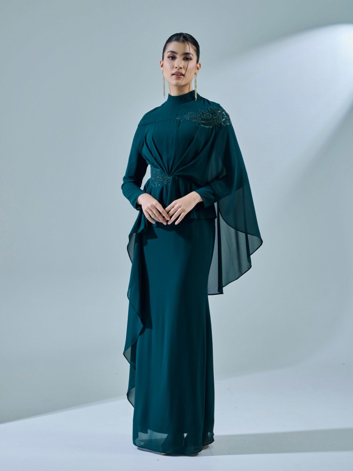 ERANI DRESS - EMERALD TEAL