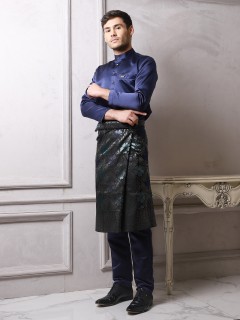 KHALIF BAJU MELAYU - NAVY