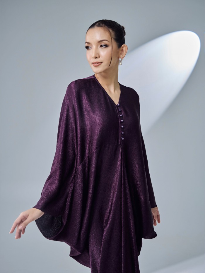 KLARA CAFTAN - DARK PURPLE