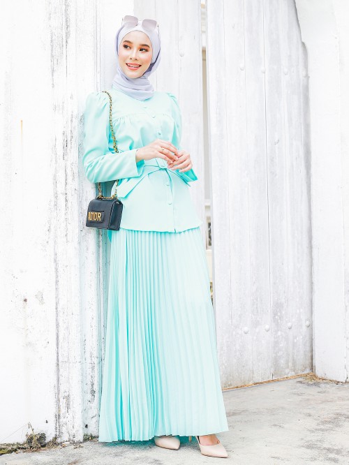 MIRANA DRESS - AQUA MINT