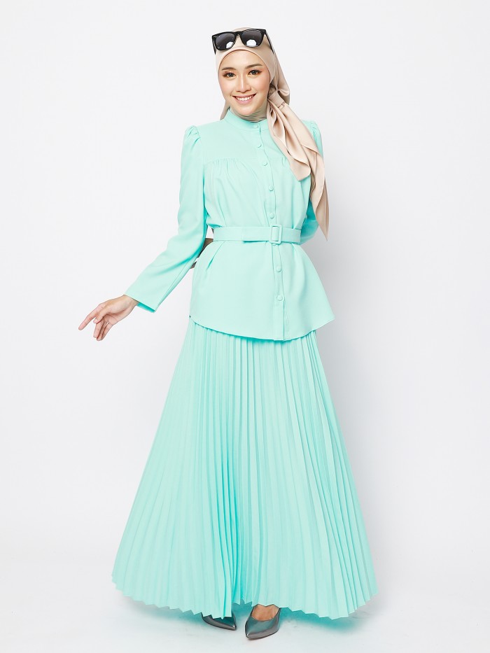 MIRANA DRESS - AQUA MINT