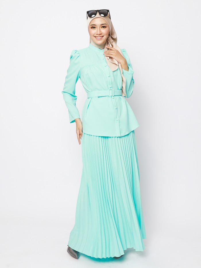 MIRANA DRESS - AQUA MINT