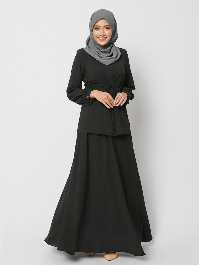 NYDIA DRESS - BLACK