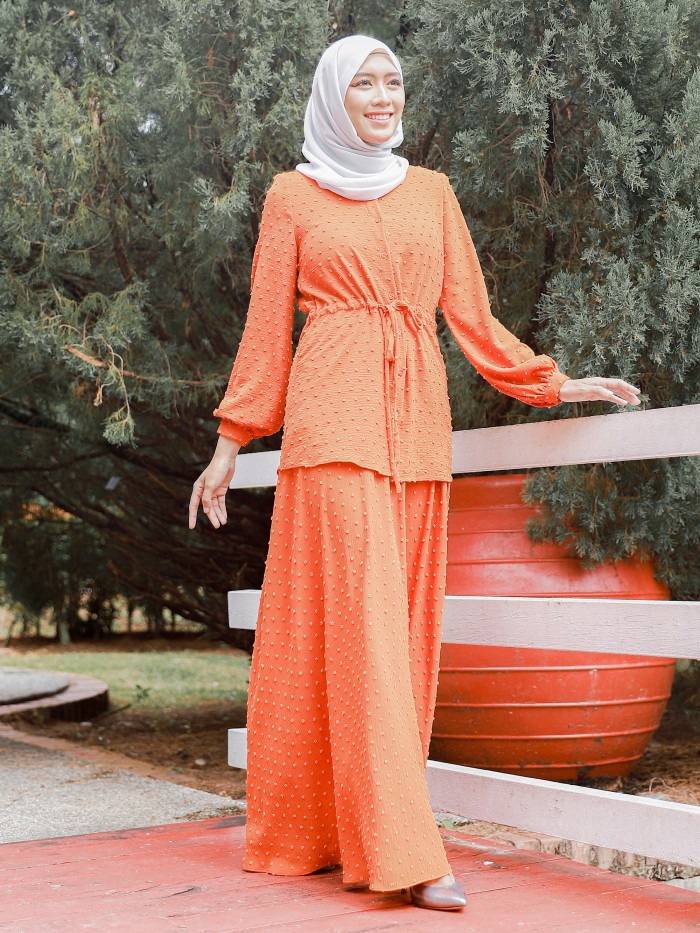 NYDIA DRESS - ORANGE