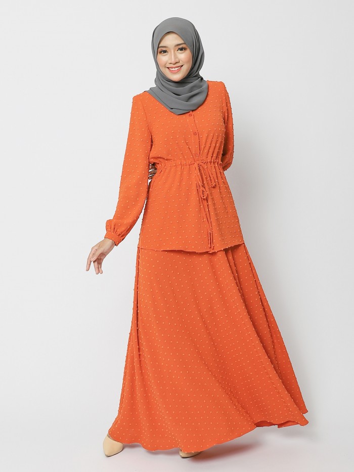 NYDIA DRESS - ORANGE