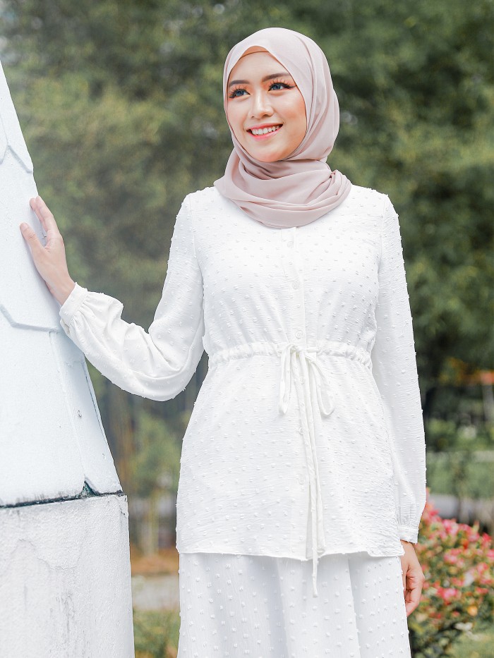 NYDIA DRESS - WHITE