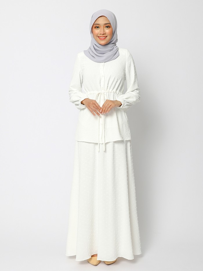NYDIA DRESS - WHITE