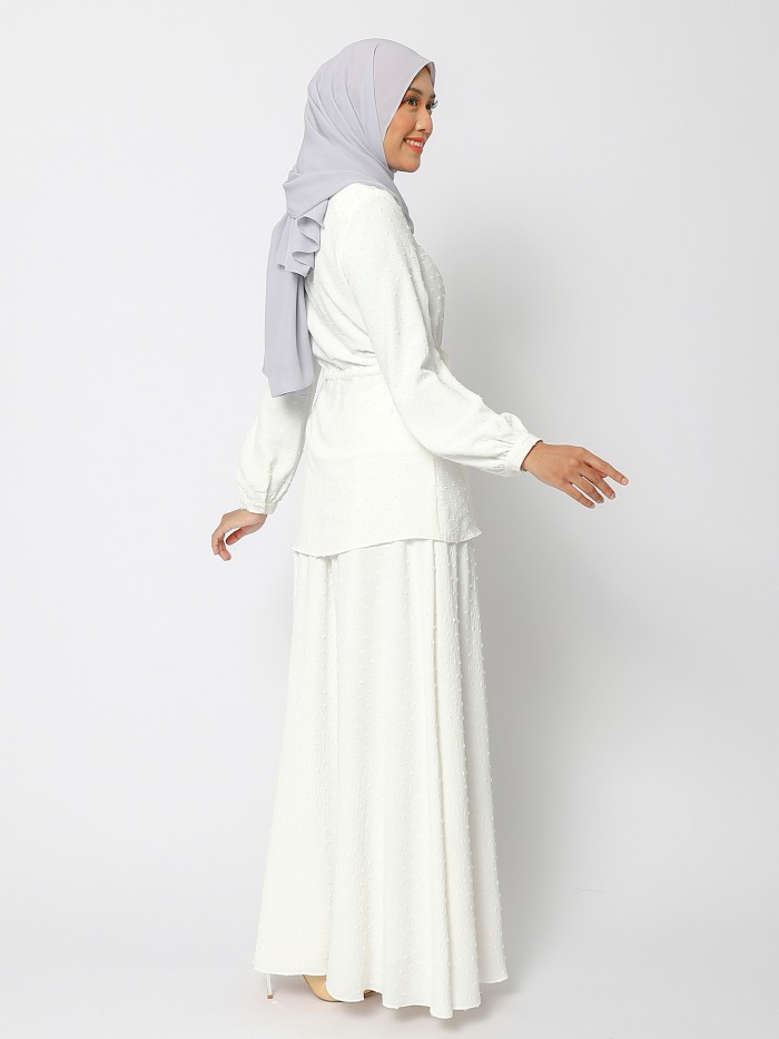 NYDIA DRESS - WHITE