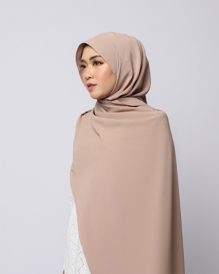 LABELLE SHAWL - NATURAL BROWN