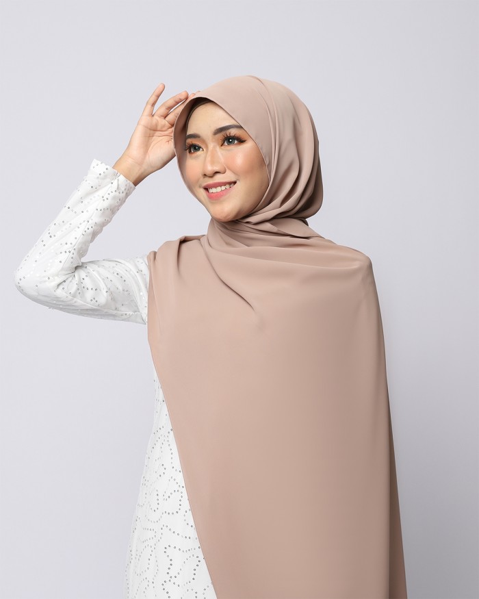 LABELLE SHAWL - NATURAL BROWN