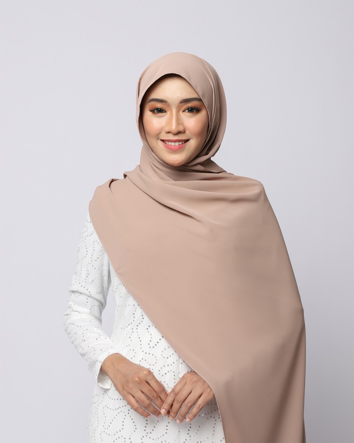 LABELLE SHAWL - NATURAL BROWN