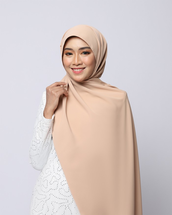 LABELLE SHAWL - BEIGE BROWN