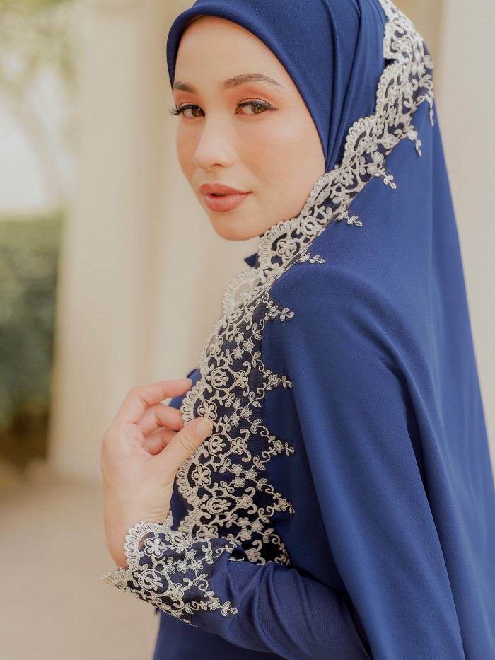 ZEHRA SHAWL - DEEP NAVY