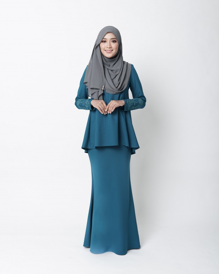 RIKELLE KURUNG - DARK TURQUOISE