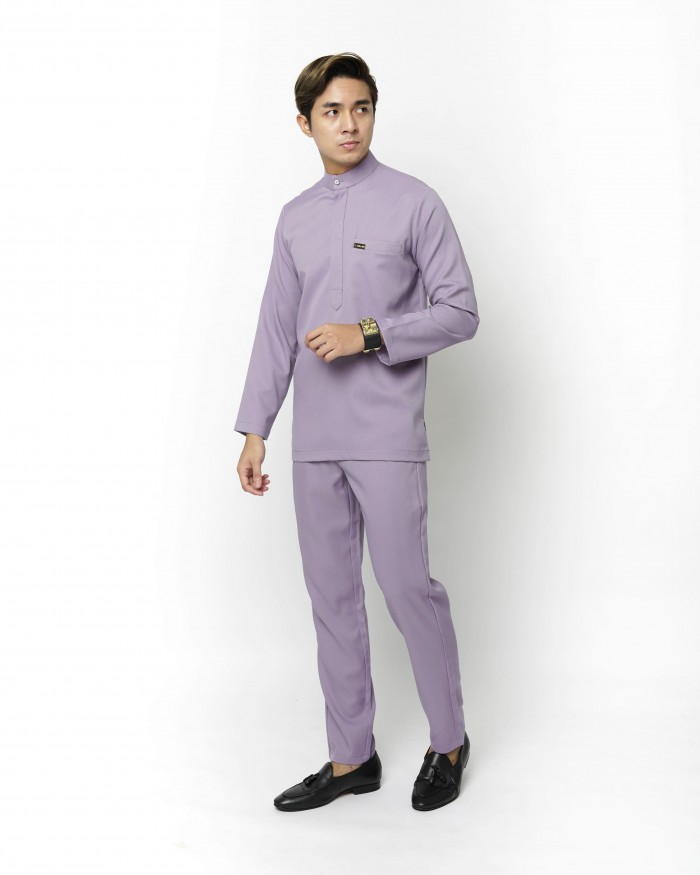 HERMOS BAJU MELAYU - LAVENDER PURPLE