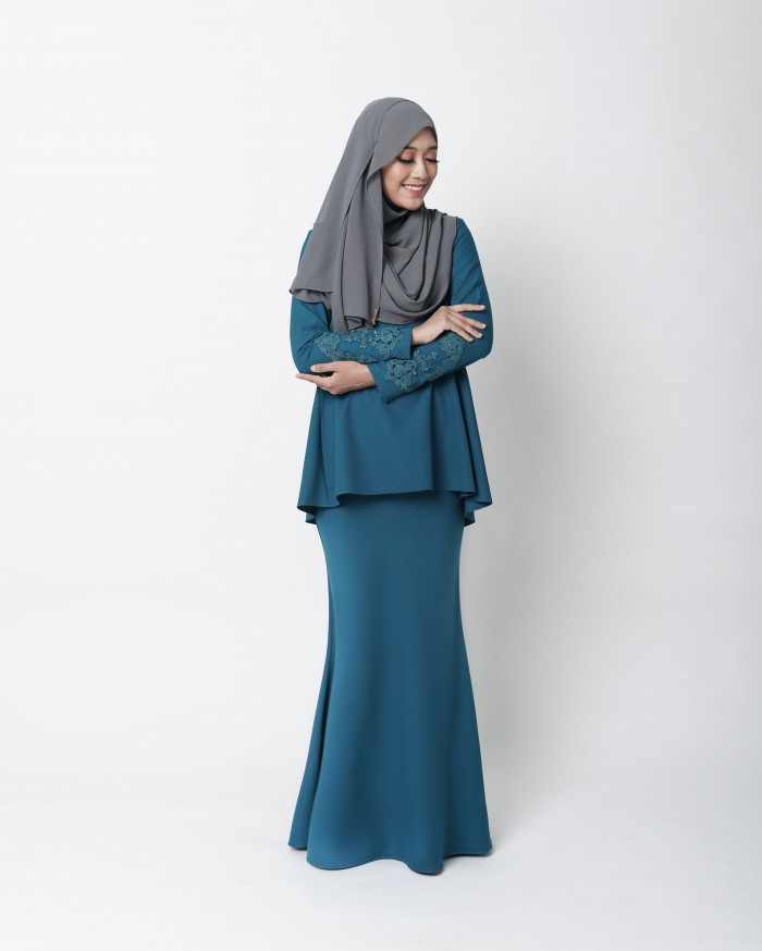 RIKELLE KURUNG - DARK TURQUOISE