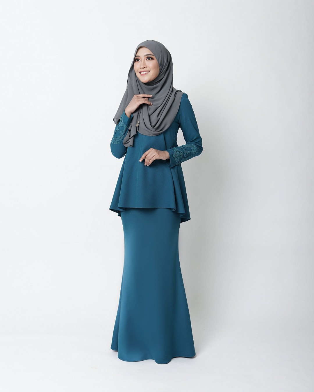 RIKELLE KURUNG - DARK TURQUOISE