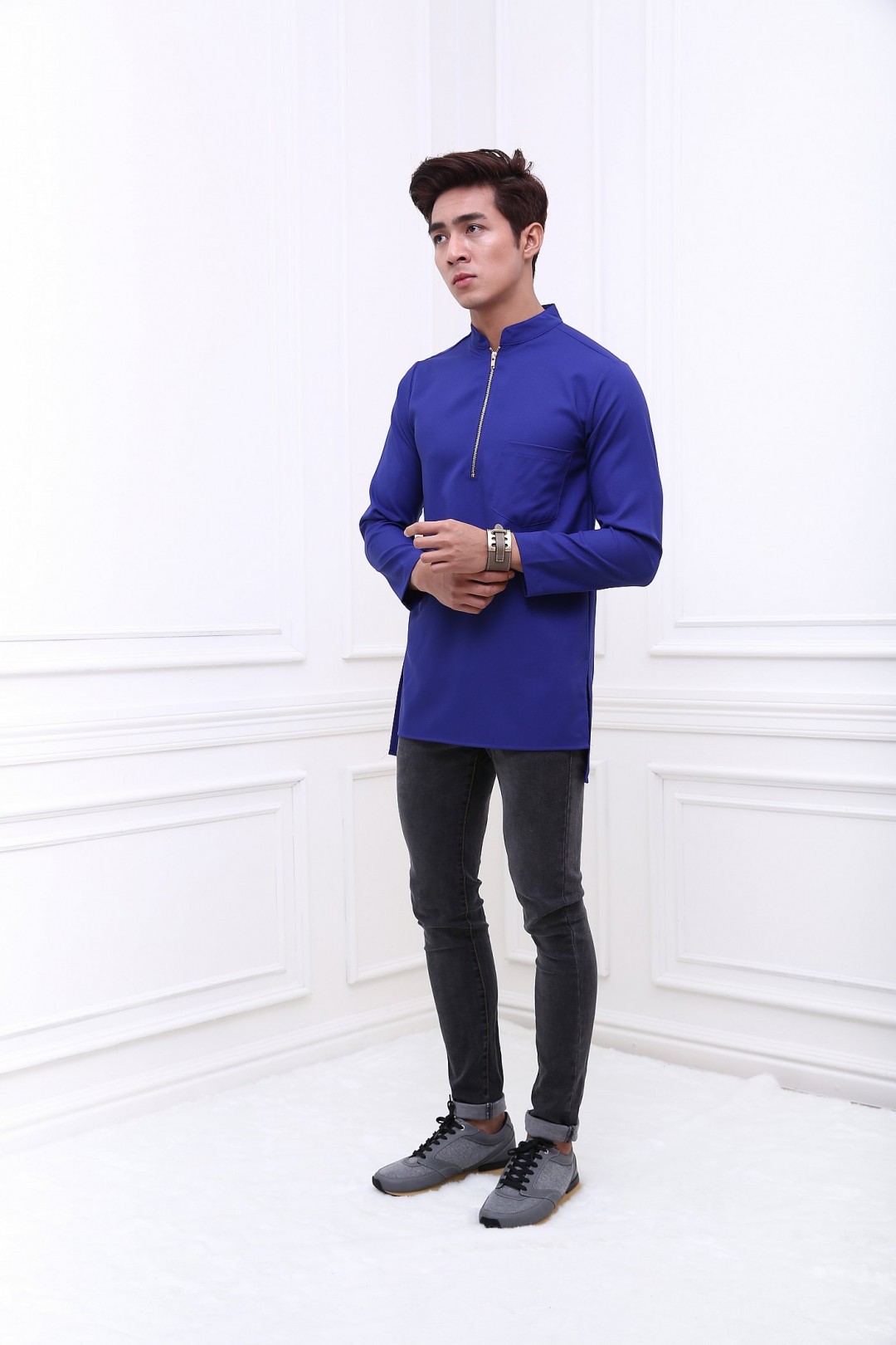ADIMAN ZIP - ROYAL BLUE