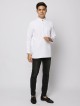 AUFMAN KURTA ZIP - WHITE