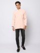 AUFMAN KURTA ZIP - PEACH