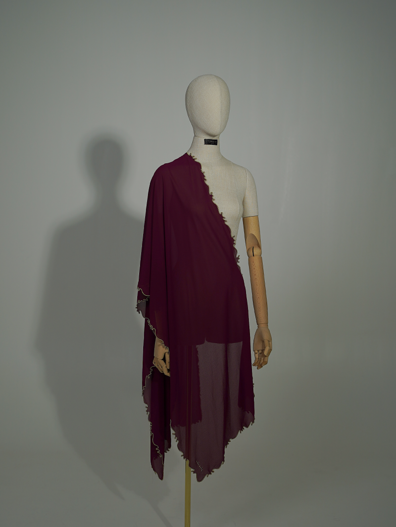 DIORA SELENDANG - BURGUNDY