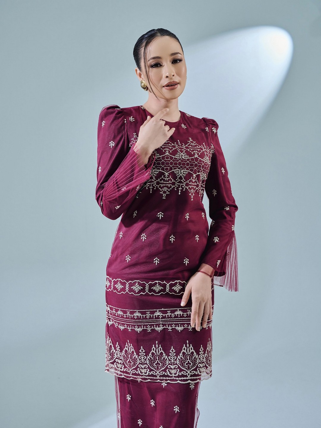 MIZAA KURUNG - BURGUNDY