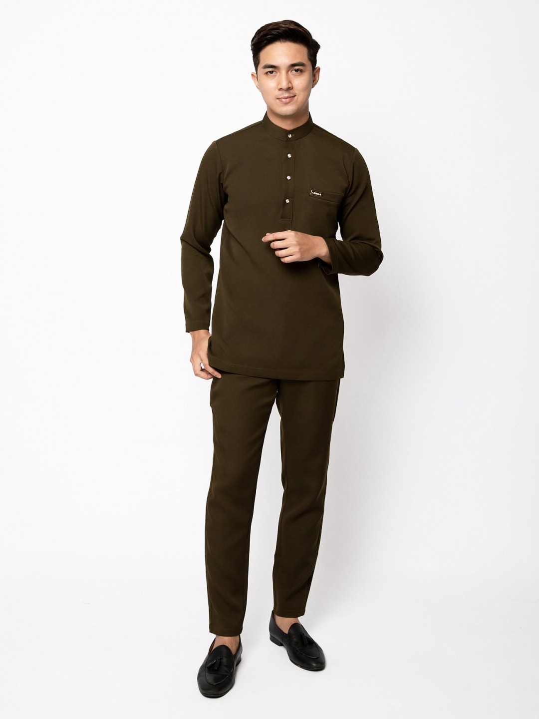 J.ARMANI BAJU MELAYU 1.0 - DARK OLIVE